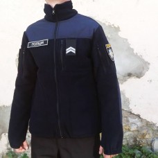 Купить Куртка флісова ПОЛІЦІЯ темно синя 350гм в интернет-магазине Каптерка в Киеве и Украине