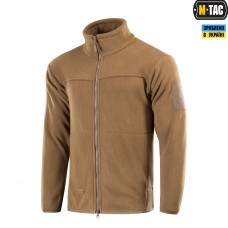 Купить Флисовая куртка M-Tac FLEECE COLD WEATHER COYOTE BROWN 340гм в интернет-магазине Каптерка в Киеве и Украине
