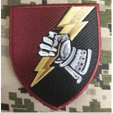 Нарукавний знак 23 окремий танковий батальйон ДШВ ЗСУ (кольоровий)
