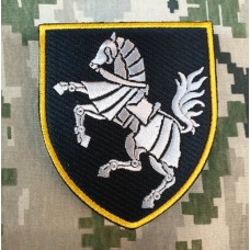Нарукавний знак 1 окрема танкова Сіверська бригада (чорний)