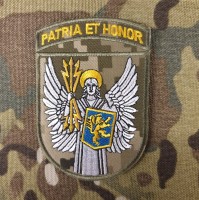 Нарукавний знак ВІТІ Patria et honor (піксель)
