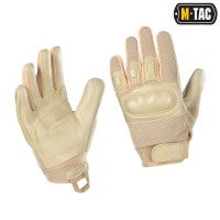 Тактичні рукавички M-TAC ASSAULT TACTICAL MK.4 KHAKI (шкіра)