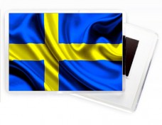 Купить Магнітик прапор Швеції в интернет-магазине Каптерка в Киеве и Украине