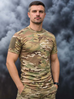 Футболка Coolmax camo з липучками на рукавах 