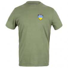 Футболка 5.11 Tactical Shield Ukraine Лімітована Серія, Military Green