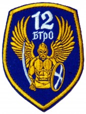 12 батальйон територіальної оборони "Київ" шеврон кольоровий