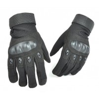 Тактичні рукавиці з захистом кісточок Чорні