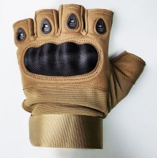 Тактичні рукавиці Carbon безпалі (койот)