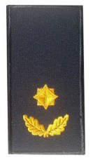 Погон майор ДСНС (жовтий) Універсальний - муфта-липучка