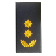 Погон підполковник ДСНС (жовтий) Універсальний - муфта-липучка