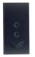 Погон підполковник ДСНС (синій) Універсальний - муфта-липучка