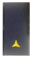 Погон сержант ДСНС (жовтий) Універсальний - муфта-липучка