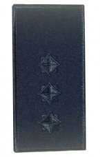 Погон старший лейтенант ДСНС (синій) Універсальний - муфта-липучка