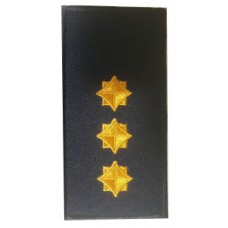 Погон старший лейтенант ДСНС (жовтий) Універсальний - муфта-липучка