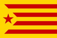 Прапор Каталонії Червона Зірка