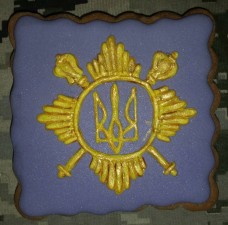 Купить Пряник сувенірний знак Президентського полку  в интернет-магазине Каптерка в Киеве и Украине