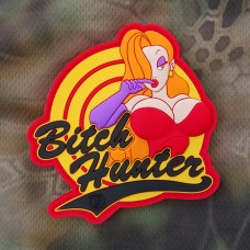 Bitch Hunter резиновый шеврон патч