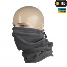 Купить M-Tac шарф-труба з затяжкою фліс (260г/м2) сірий в интернет-магазине Каптерка в Киеве и Украине