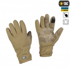Зимние перчатки виндблок M-Tac WINTER TACTICAL WINDBLOCK 295 койот
