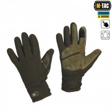 Зимние перчатки виндблок M-Tac WINTER TACTICAL WINDBLOCK 295 олива