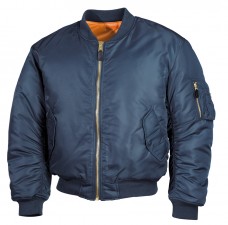 Купить Куртка пилот US Flight Jacket MA1 MFH BLUE  в интернет-магазине Каптерка в Киеве и Украине