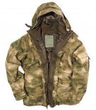 Куртка мембрана з флісовою додатковою курткою MIL-TEC A- Tacs FG