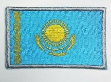 Купить Нашивка прапор Казахстана в интернет-магазине Каптерка в Киеве и Украине