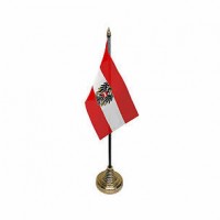 Австрія настільний прапорець з гербом
