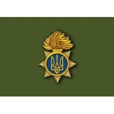 Прапор Національна гвардія України (олива варіант)