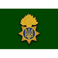 Прапор Національна гвардія України (зелений варіант)