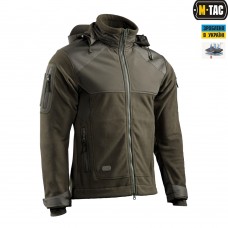 Куртка M-Tac Norman Windblock Fleece OLIVE фліс-софтшелл