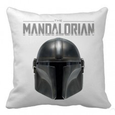 Декоративна подушка Mandalorian Helmet (біла)