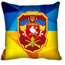 Купить Декоративна подушка 93 ОМБр (старий знак) в интернет-магазине Каптерка в Киеве и Украине