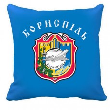 Декоративна подушка місто Бориспіль
