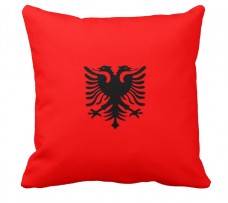 Купить Декоративна подушка прапор Албанія в интернет-магазине Каптерка в Киеве и Украине