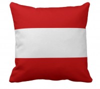 Декоративна подушка прапор Австрії