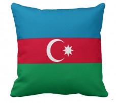 Декоративна подушка прапор Азербайджану