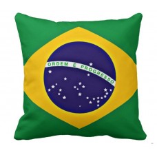 Декоративна подушка прапор Бразилії