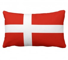 Купить Декоративна подушка прапор Данії в интернет-магазине Каптерка в Киеве и Украине