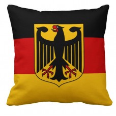 Декоративна подушка прапор Німеччини з гербом