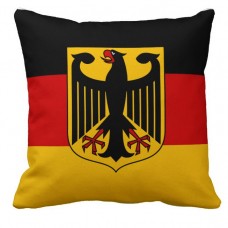 Купить Декоративна подушка прапор Німеччини з гербом в интернет-магазине Каптерка в Киеве и Украине