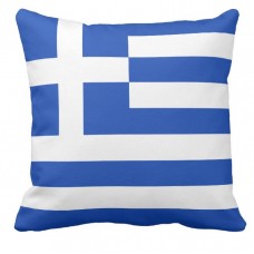 Декоративна подушка прапор Греція