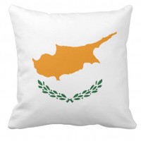 Декоративна подушка прапор Кіпру