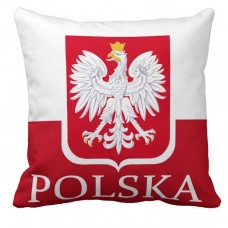 Декоративна подушка прапор Польщі Polska