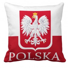 Купить Декоративна подушка прапор Польщі Polska в интернет-магазине Каптерка в Киеве и Украине