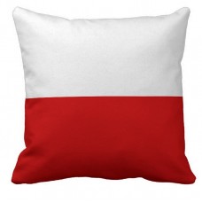 Декоративна подушка прапор Польщі 