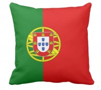 Декоративна подушка прапор Португалія