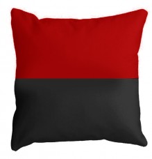 Купить Декоративна подушка Червоно-Чорна в интернет-магазине Каптерка в Киеве и Украине