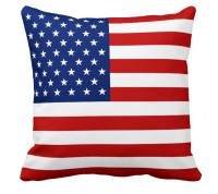 Декоративна подушка прапор США