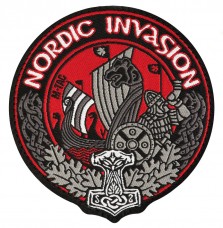 Купить Шеврон NORDIC INVASION в интернет-магазине Каптерка в Киеве и Украине